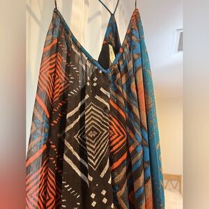 Long flowy Boho RVCA dress